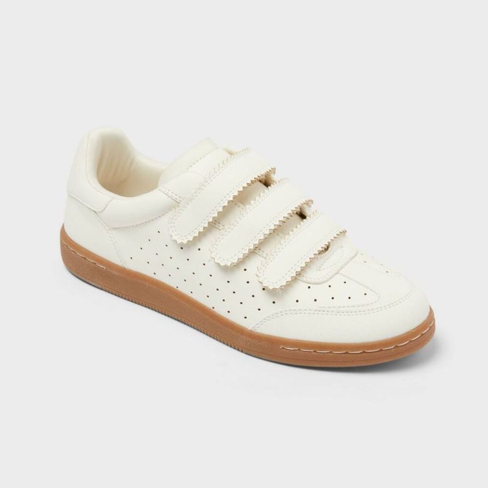 Women’s Richie Easy Closure Sneaker with Memory Foam Insole –  White 8
